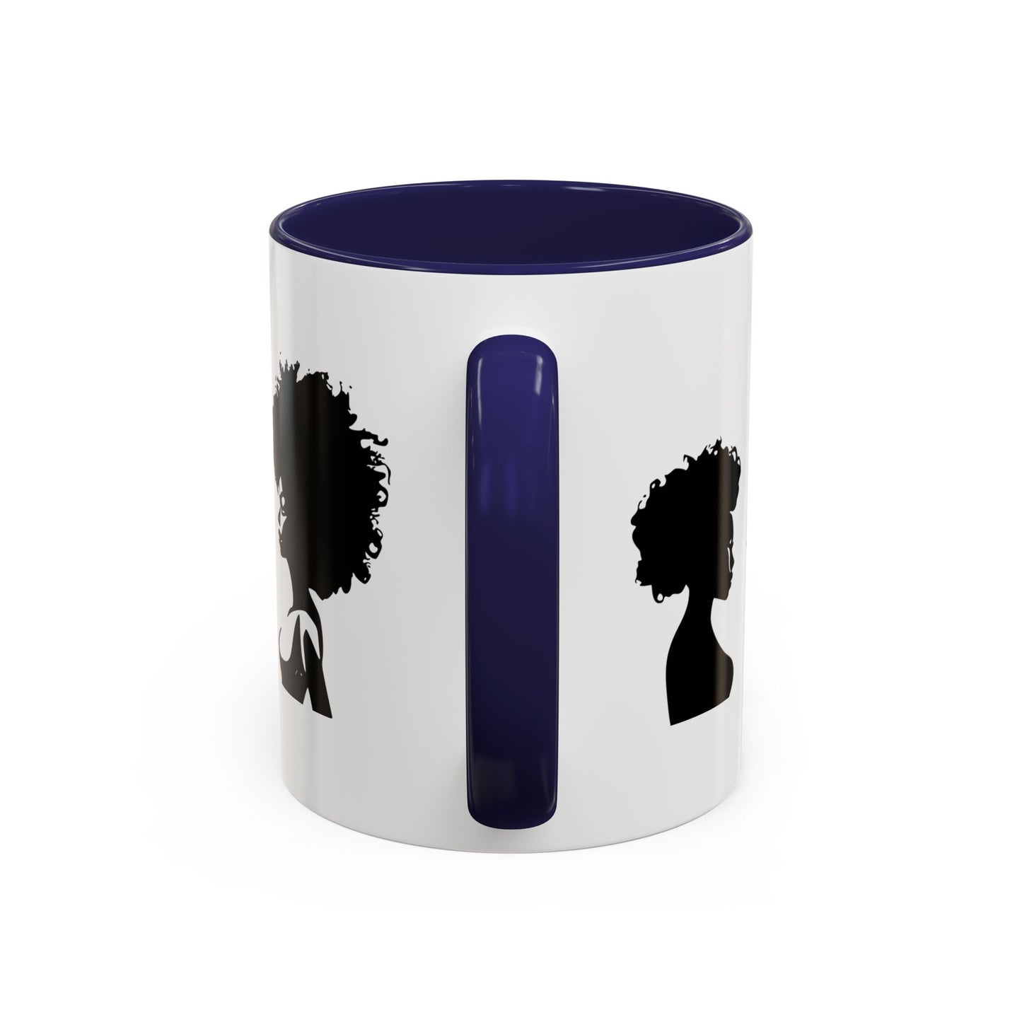 Mug Céramique avec Détails Colorés – Portraits de Femmes Noires Diverses