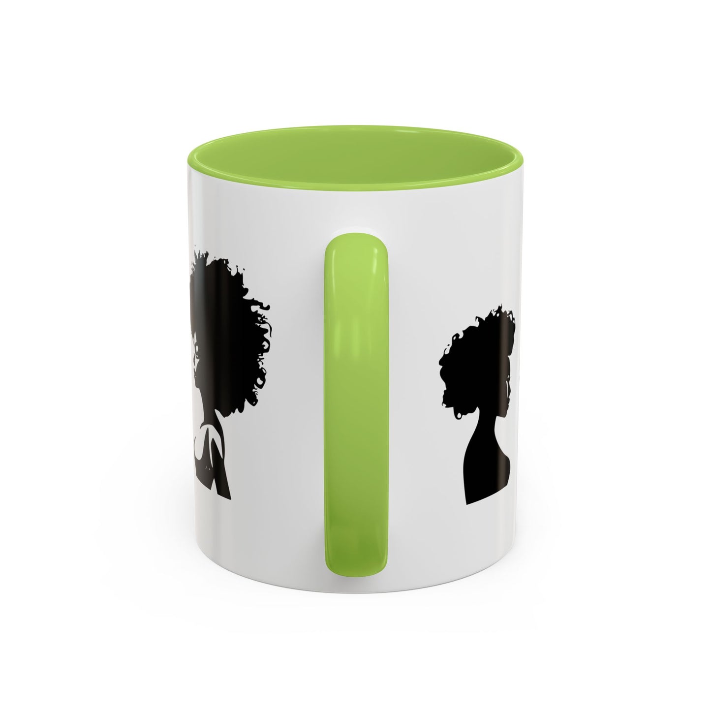 Mug Céramique avec Détails Colorés – Portraits de Femmes Noires Diverses