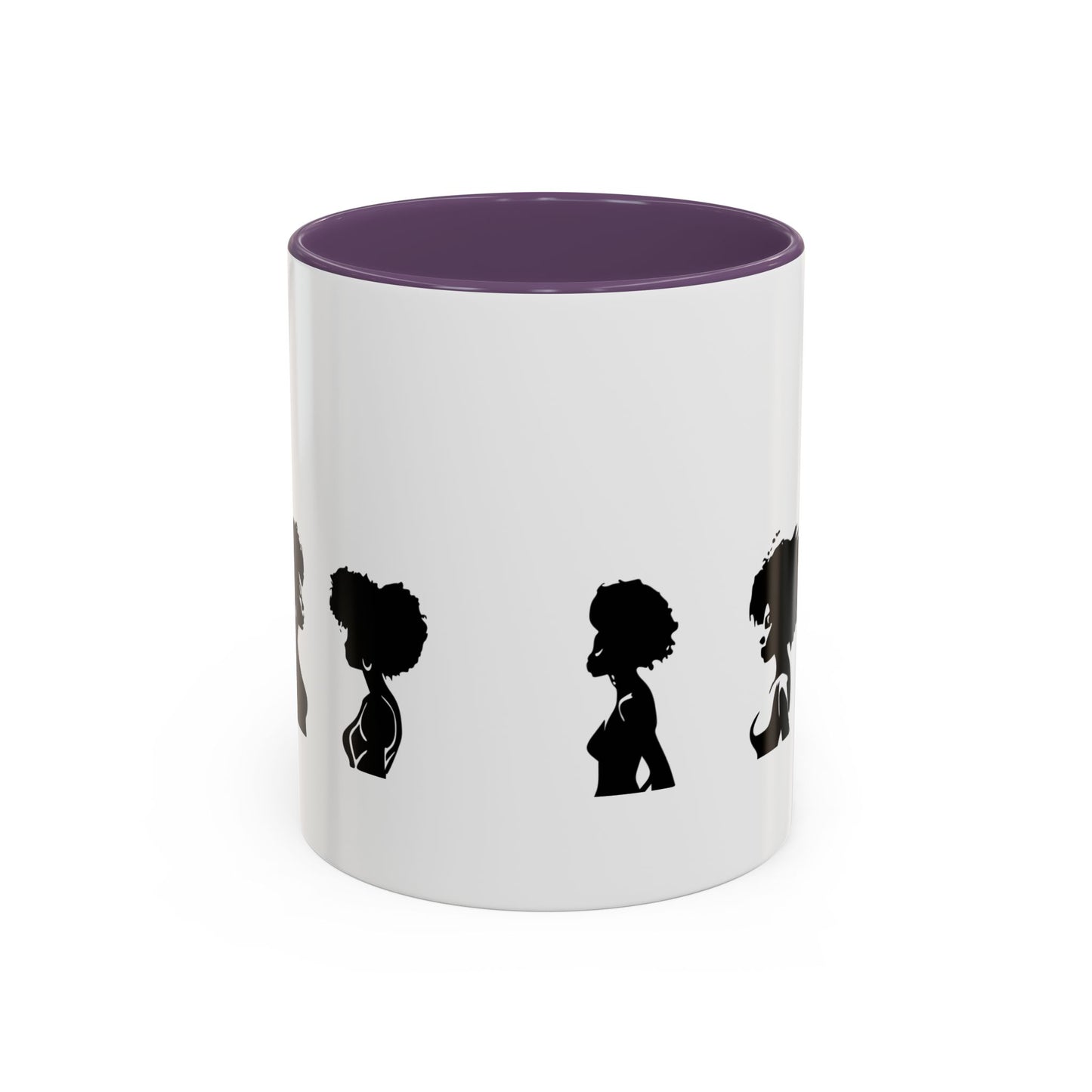 Mug Céramique avec Détails Colorés – Portraits de Femmes Noires Diverses