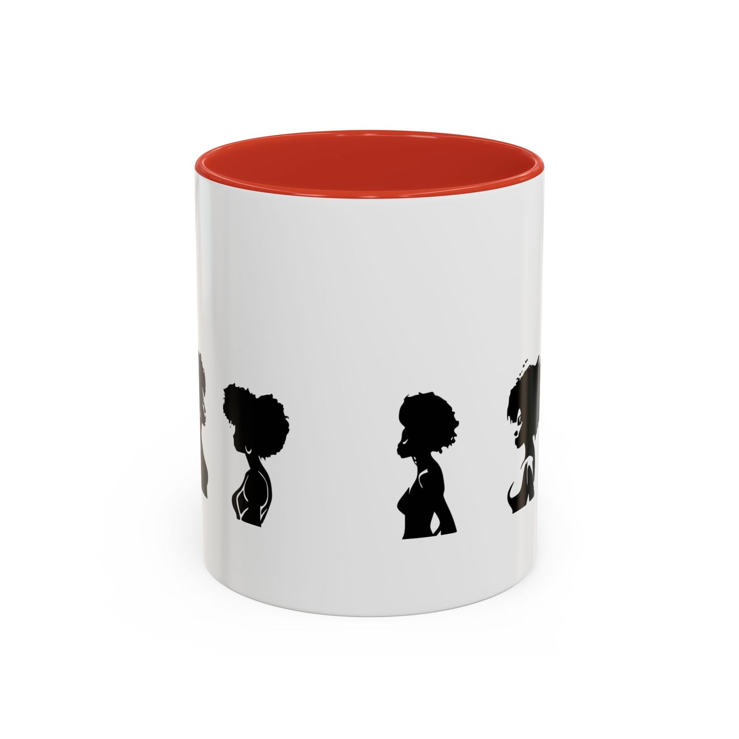 Mug Céramique avec Détails Colorés – Portraits de Femmes Noires Diverses