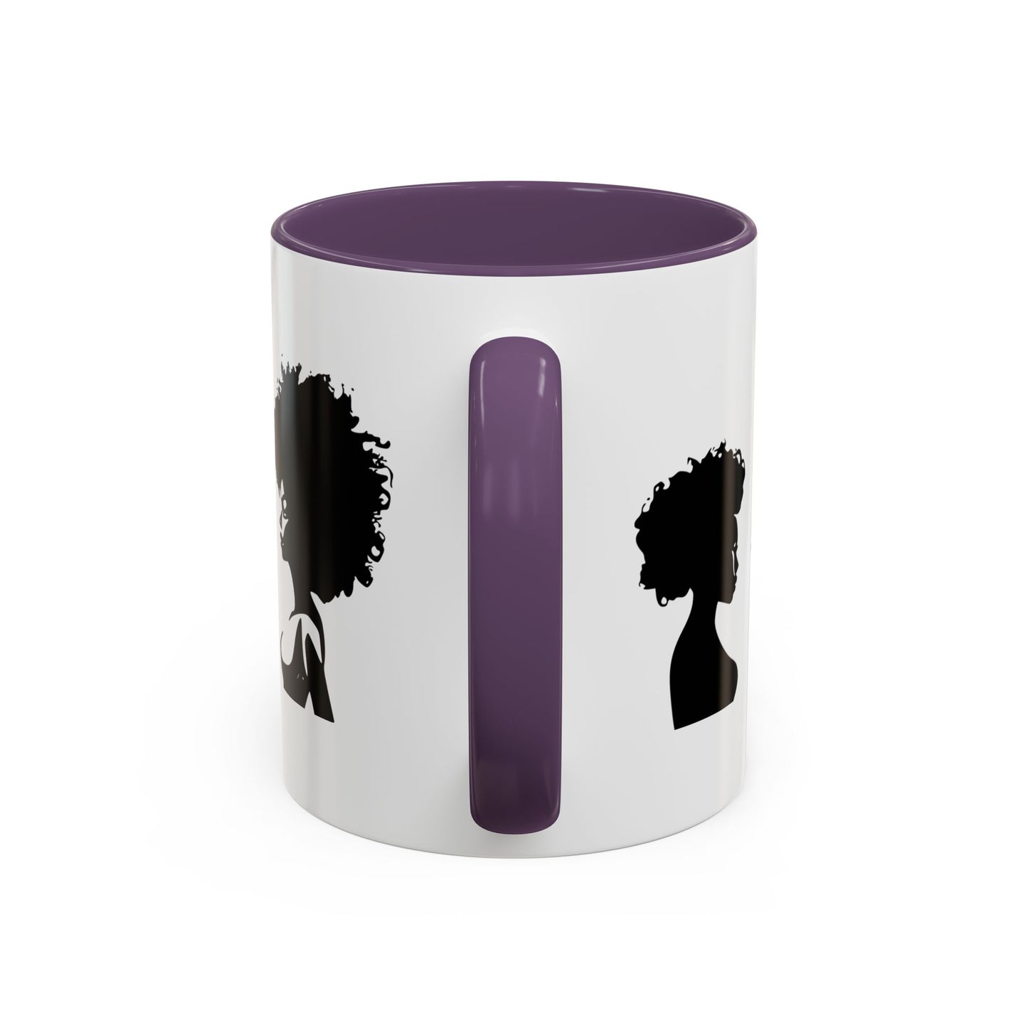 Mug Céramique avec Détails Colorés – Portraits de Femmes Noires Diverses