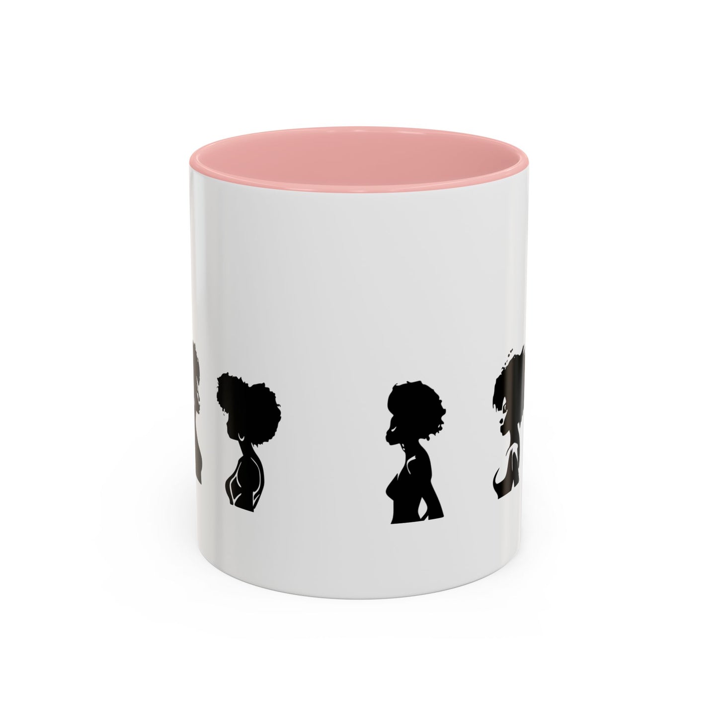 Mug Céramique avec Détails Colorés – Portraits de Femmes Noires Diverses