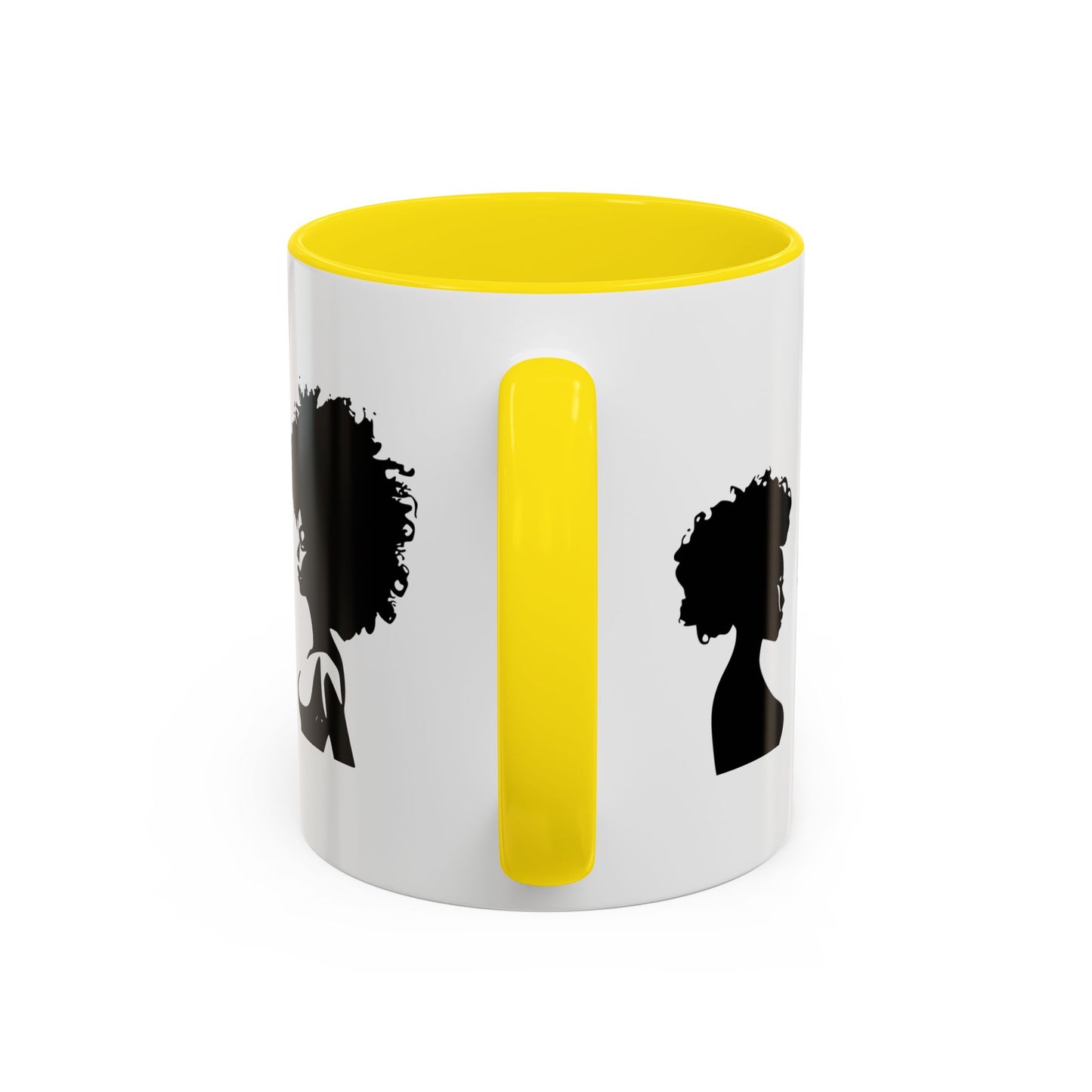 Mug Céramique avec Détails Colorés – Portraits de Femmes Noires Diverses